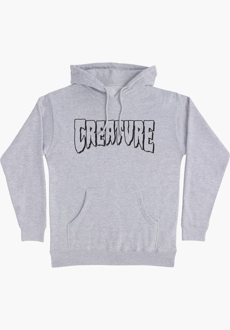 Logo Outline Heavyweight grey heather Vorderansicht