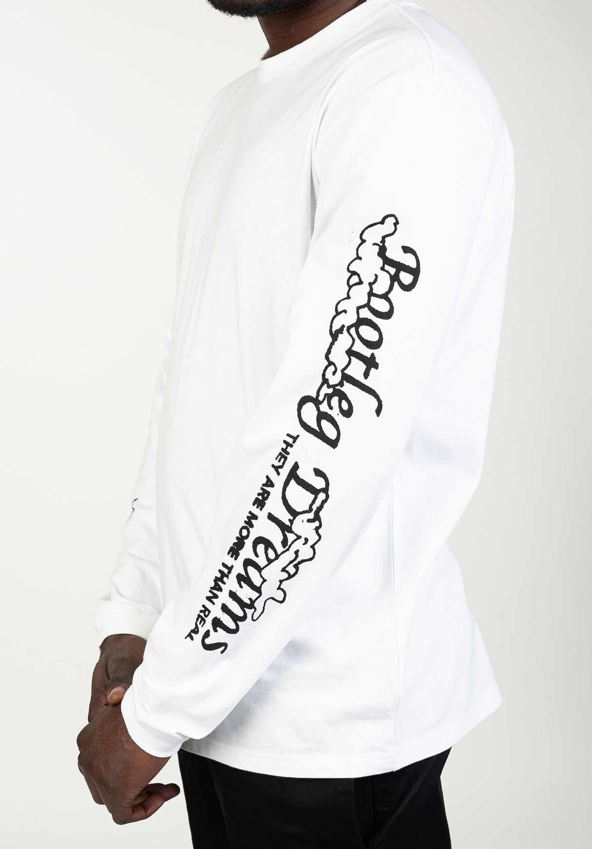 Bootleg Dreams LS white Close-Up1