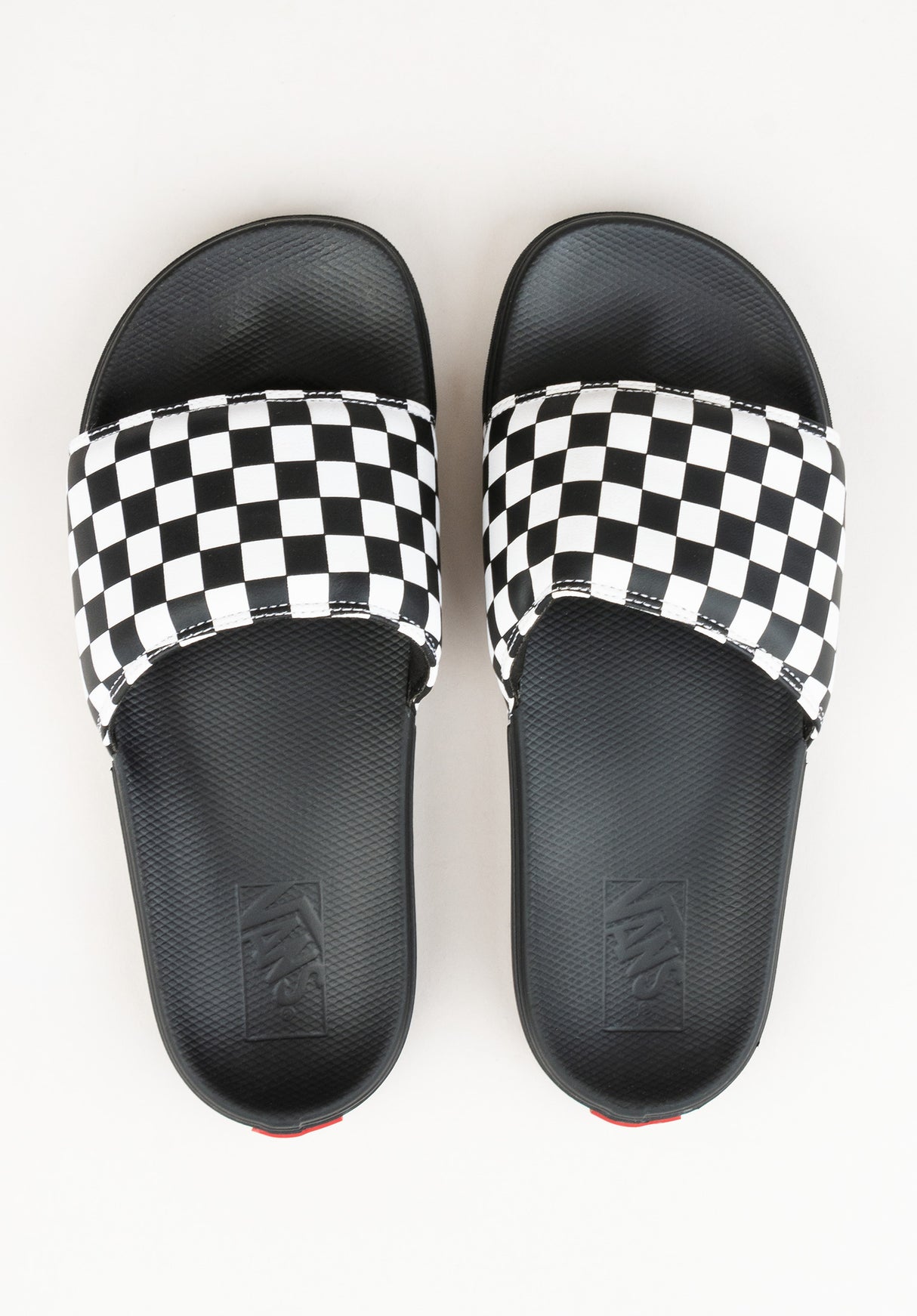 La Costa Slide-On checkerboard-truewhite-black Close-Up2