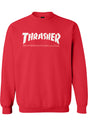 Skate-Mag Crewneck red Vorderansicht