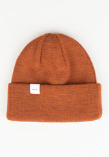 Merino Thin Cap sienna Vorderansicht