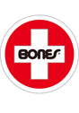 Swiss-Round 6" Sticker no color Vorderansicht