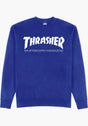 Skate-Mag Crewneck royalblue Vorderansicht