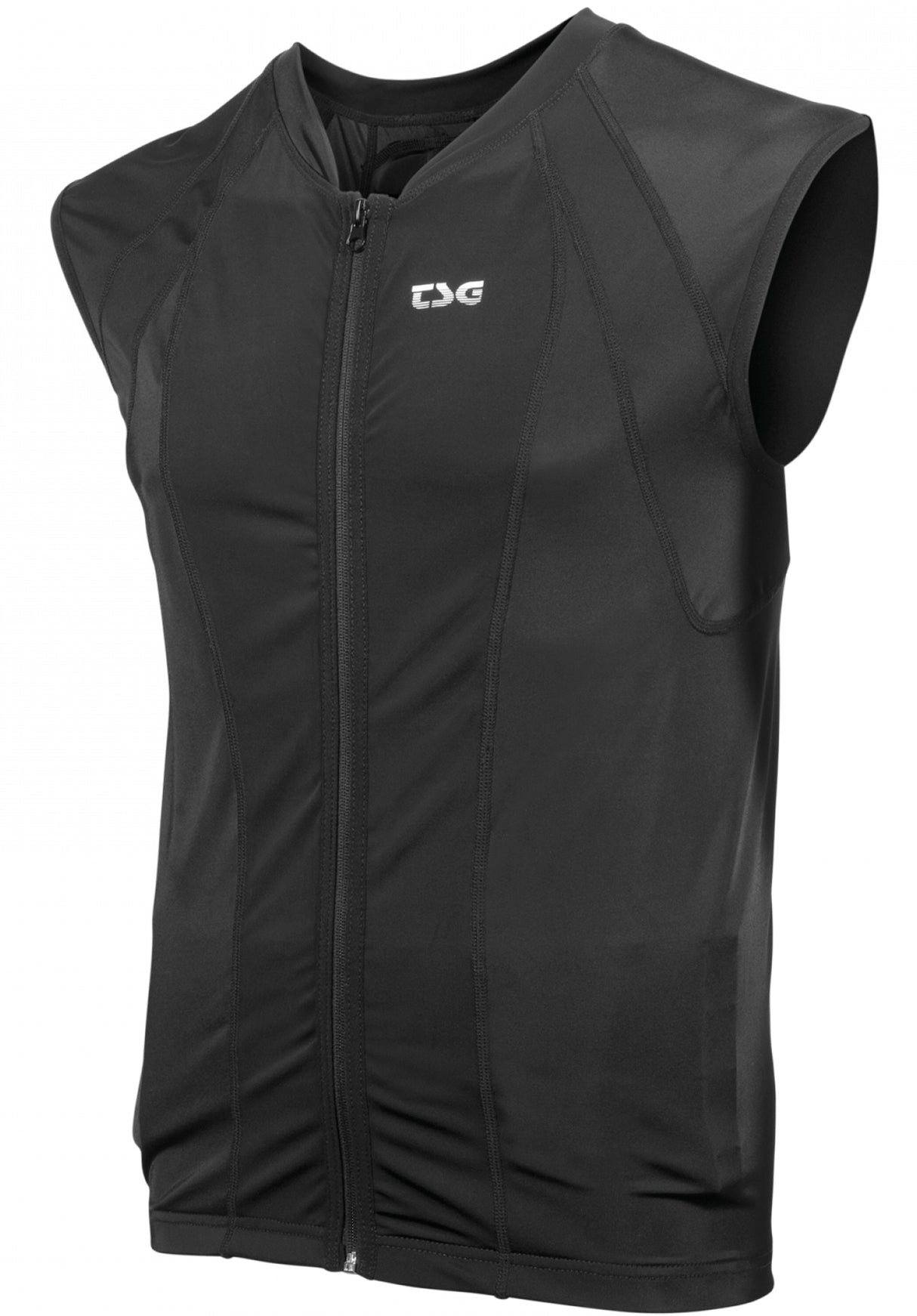 Backbone Vest A black Rückenansicht